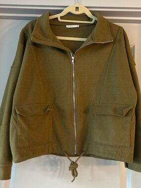 Staccato Olive Green Knit Pullover